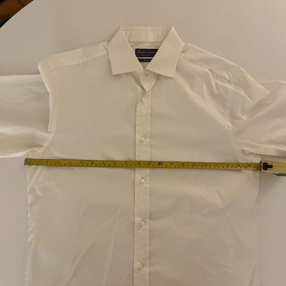 Ralph Lauren Purple Label White Shirt Men’s Size 15.5 - Picture 8 of 9